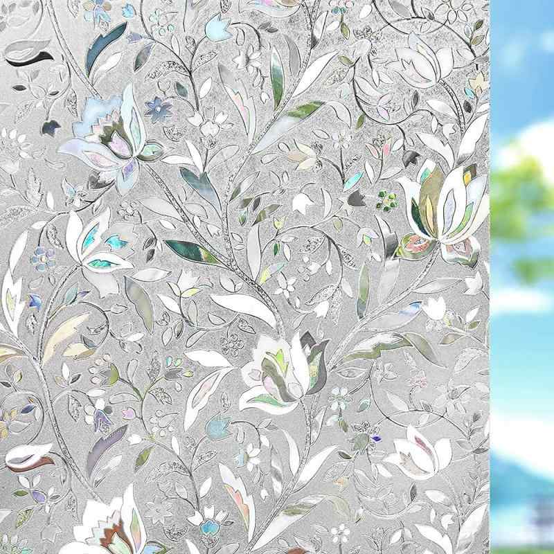 Homya 窓 めかくしシート 窓用フィルム 目隠しシール 結露防止 飛散防止 UVカット 水で貼る 貼ってはがせる 防犯フィルム 窓ガラスフィルム