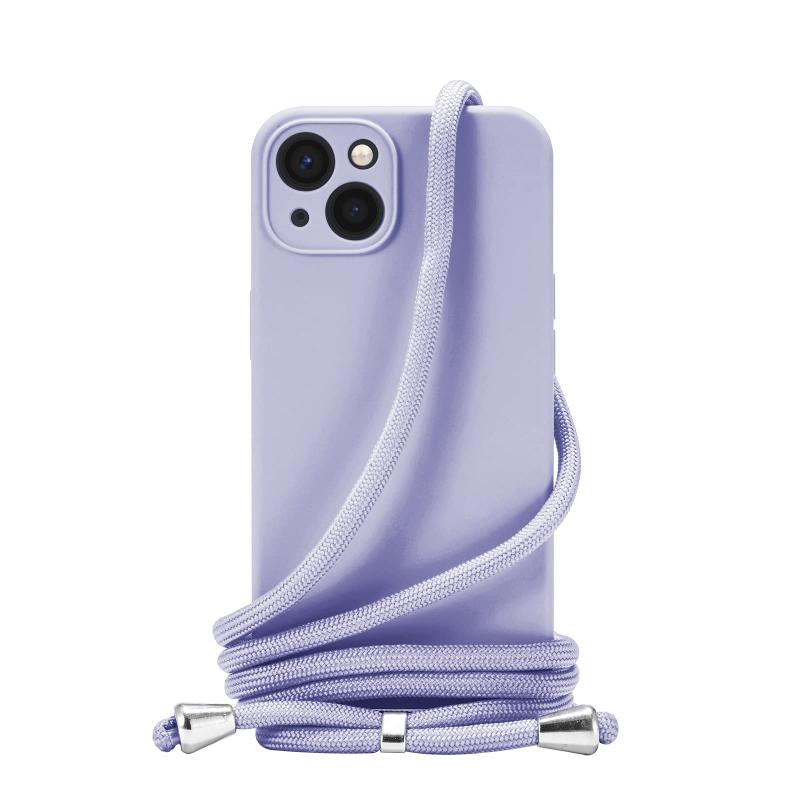 Rakuten - Handodo スマホケース iphone 13用 ケース スマホ シリコン カバー 耐衝撃ケース ストラップ付きケース スマホショルダーケース 携帯ケース フルカバー 調節可能なショルダー 紐付き 首かけ 斜