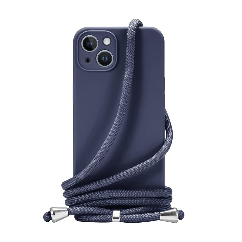 Rakuten - Handodo スマホケース iphone 14用 ケース スマホ シリコン カバー 耐衝撃ケース ストラップ付きケース スマホショルダーケース 携帯ケース フルカバー 調節可能なショルダー 紐付き 首かけ 斜