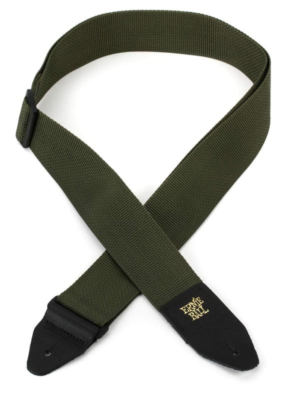  ERNIE BALL 4048 ギターストラップ オリーブ POLYPRO STRAP OLIVE ポリプロ・ストラップ