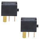 リレー 2個セット 自動車用エアコンファンリレー 12V A/C 4ピ...(2)