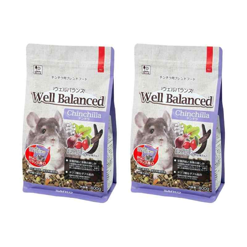 三晃商会 ウェルバランス チンチラフード 800g×2袋