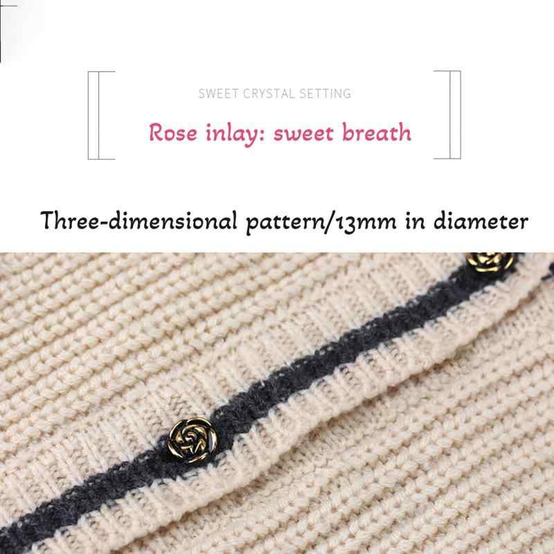 RoothouseStoreのアクリルバラの花ボタンシャツボタン縫いアクセサリーDIY工芸品10点｜アングル3