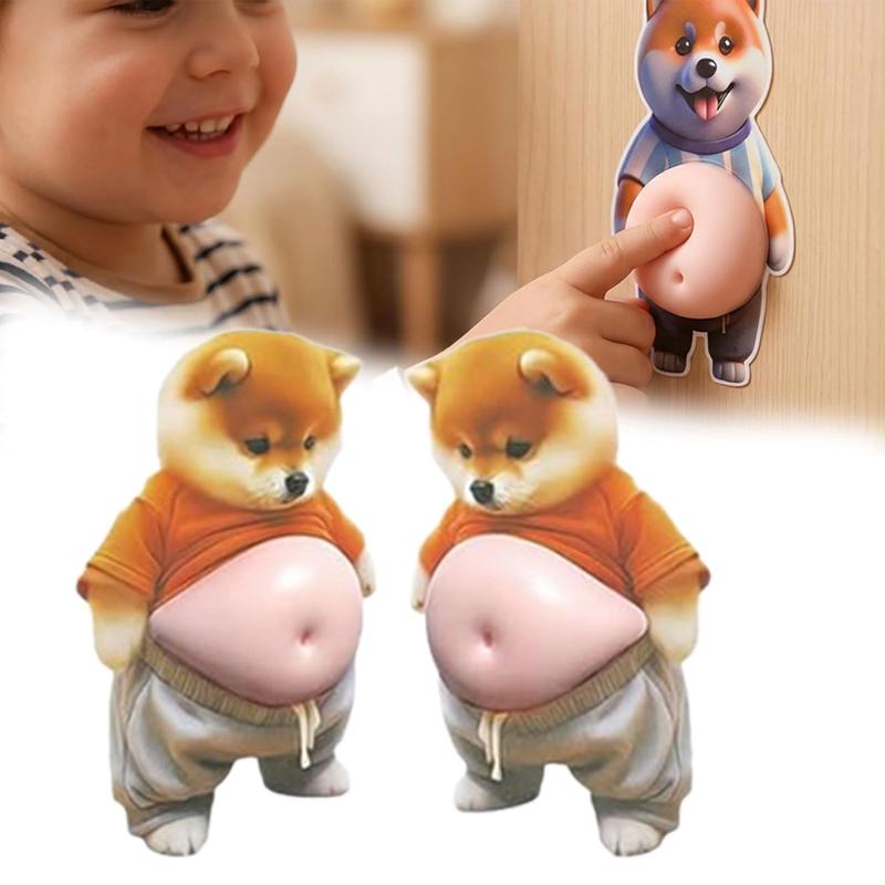 LQHZC 3D犬 お腹 シール 柔らかいお腹 ぷにぷにシール かわいい 3D もっちりスクイーズ ステッカー シー ル帳 デコレーション 携帯電話飾り用 手帳用 日記帳用 车用 手芸用品 ル (かわいい柴犬 root-house-10110747 RoothouseStore パッケージ画像