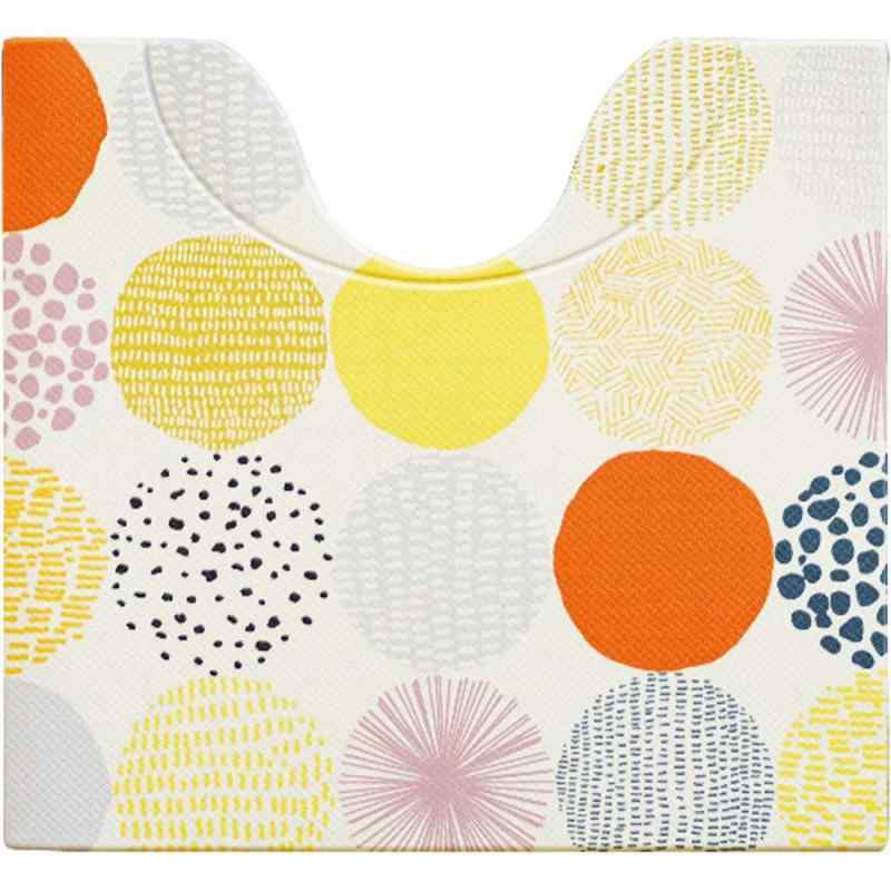 オカトー(Okato) スキマにピタっ拭けるPVCトイレマット(ドット)