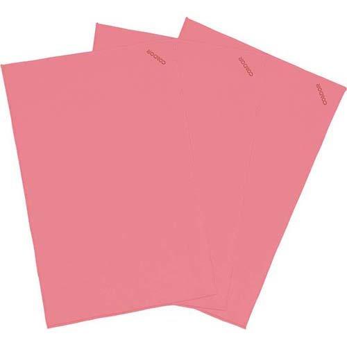 コンドル(山崎産業) 雑巾 マイクロファイバークロス 3枚入り 赤 DU578-000X-MB-R用途を選ばない、ふんわりしたパイルの厚手タイプ。万能タイプ塩ビ不使用