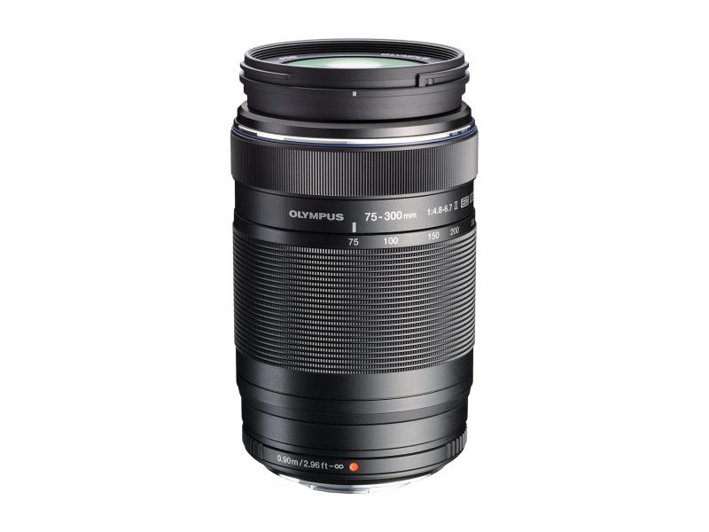 Olympus M.Zuiko Digital - Telephoto zoom lens - 75 mm - 300 mm - f/4.8-6.7 ED II - Micro Four Thirds - for Olympus E-P3, E-P5,