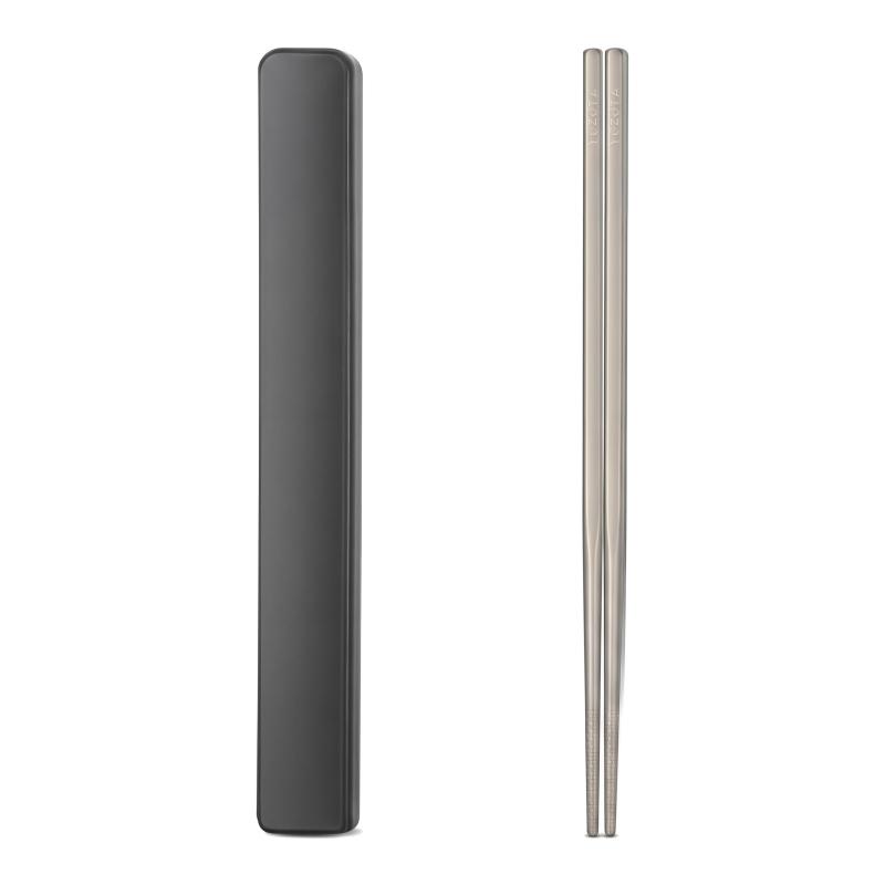 Rakuten - YOZOTA チタン 箸 23.5cm 15g 超軽量 すべらない箸 先端防滑加工 キャンプ 箸 専用箸箱付き 箸 食洗機対応 日常・アウトドア両用 食品級純チタン製 耐蝕性強化