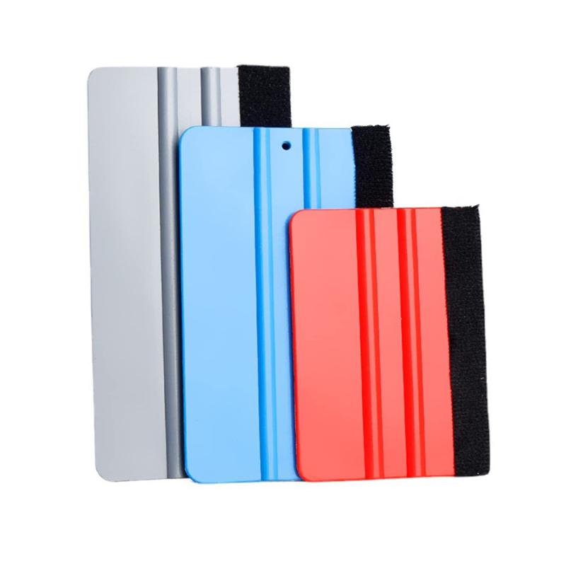 Doyime スキージー カーフィルム スキージーヘラ フェルト 3点セット 貼り付けキット 車 バイク カッテ..