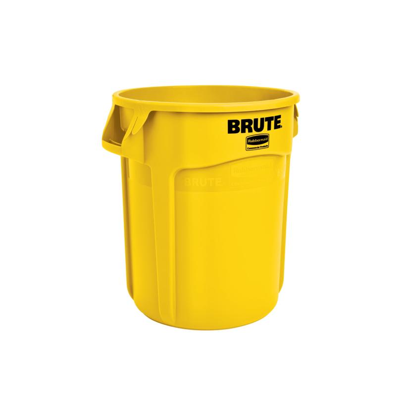 Cloth Made - ラバーメイドVented BRUTE 丸型コンテナ 38L (10ガロン) 黄 フタなし RM2610UTYL