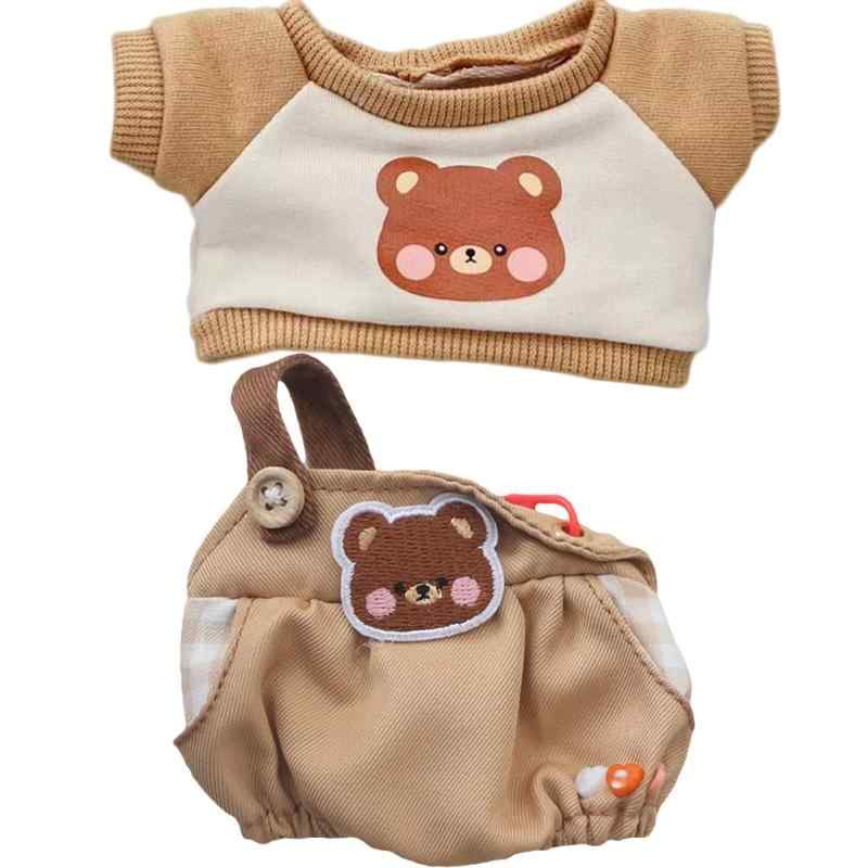 YUYAKESHI 人形 綿人形の服 人形服 着替え ぬいぐるみ用 スウェット かわいい アクセサリー 上着 ぬい..