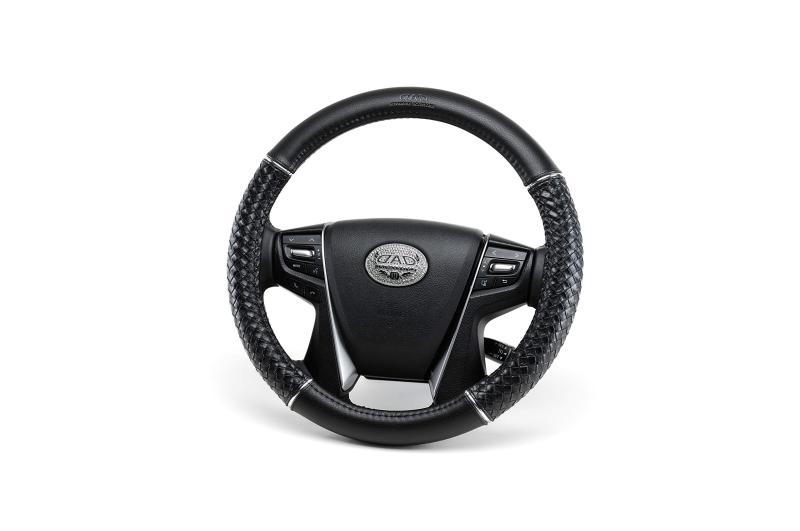 ギャルソン DAD ハンドルカバー ステアリングカバー VEGA ブラック Sサイズ D.A.D HA135-01 汚れ防止 汚れ対策 キズ防止 キズ対策 普通車 軽自動車 PUレザー グリップ 滑り止め 高寿命 ロングドライ