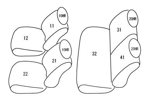 クラッツィオ(Clazzio) シートカバー 全席セット ジムニー JB64W / ジムニーシエラ JB74W H30(2018)/7～R7(2025)/10 ダイヤ ブラウン×アイボリーステッチ ES-6015 【16ESA6015N】