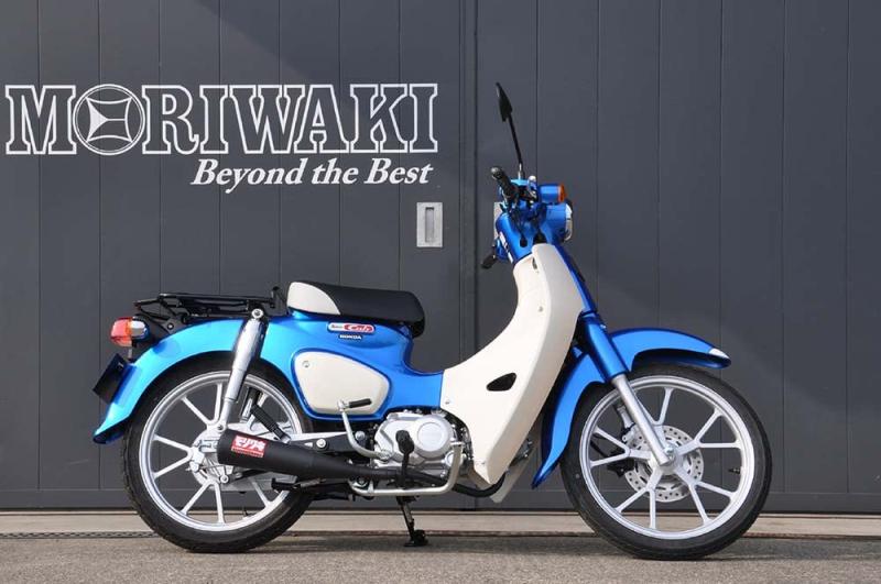モリワキ(MORIWAKI) フルエキゾーストマフラー メガホン BLACK 22- スーパーカブ110/クロスカブ110 01810-H01W2-00