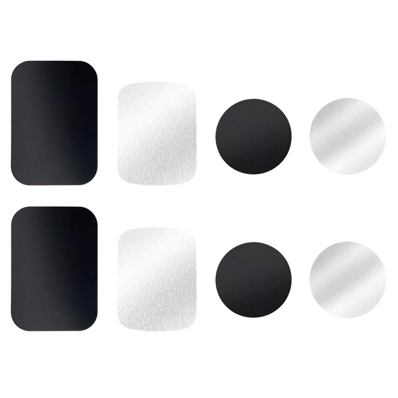 LIANHATA 車載ホルダー 8枚セット スチールプレート マグネット吸着用 メタルプレート 補助板 車載マグ..