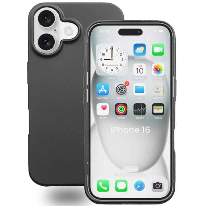 Rakuten - iphone 16 ケース 耐衝撃 全面保護 iphone 16 スマホケース マット感 指紋防止 擦り傷防止 耐衝撃 マット感 シンプル レンズ保護 耐久 ストラップホール付き 脱着簡単 アイフォン16ケース 用の ス