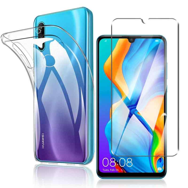 HUAWEI P30 Lite �ե����+ HUAWEI P30 Lite ��������������-����9H�ۥե��������� P30 Lite �ݸ�ե���� �ѻ��� ������ ȿ���㸺 �����ɻ߽��� P30 Lite �Ѥ� ������ �Ѿ׷��������С� ���ߤ� ��æ��