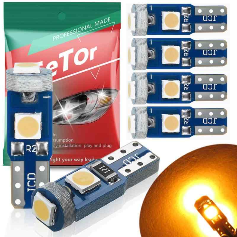 T5 LED メーター球 ウェッジ球 led t5 74 73 2723 2721 W3W LED バルブ メーター球 パネル球 エアコン..