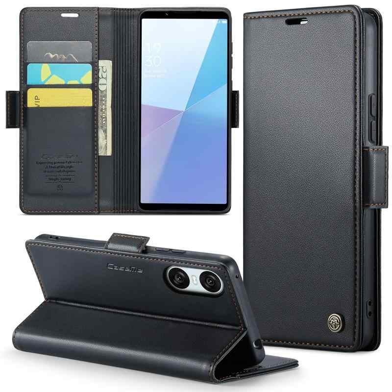 Rakuten - 【FeeY】Xperia 10 VIケース手帳型 SO-52E/SOG14/XQ-ES44 財布型 携帯カバー エクスペリア10 vi スマホケース サイドマグネット式 スタンド機能、全面保護耐衝撃 カード収纳 気質 ギフト人気 カバー，