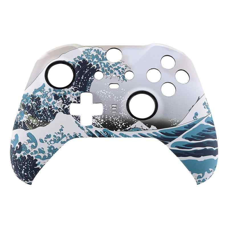 eXtremeRate xbox one elite series 2 (モデル1797)コントローラーに対応用交換フェースプレートシェル、パタンデザインxbox elite series 2 coreコントローラー対応用ソフトタッチ正面シェルケース＆アクセXbox One Eliteコントローラーに対応し、Series 2 &amp; Xbox Elite Series 2コアコントローラー (モデル1797)に対応します。完璧なフィット感：すべての面にぴったり合っており、すべてのクリップにうまく装着できます。パッケージが含まれているもの：フェースプレートシェル*1;シェルを開くツール*1;アクセントリング*2(重要: コントローラーおよび他の部品は含まれていません)。取り付け簡単：元のフェースプレートをコントローラーから分解し、eXtremeRateのシェルと交換するだけです。Youtubeで「Extremerate Elite Series 2 Shell」または「t94qtGq52uU」を検索して、インストールビデオガイドをご覧ください。個性的な特徴：パターン柄は素晴らしいです。滑らかなグリップ、ソフトな手触り、絹のような質感です。長時間のゲームプレイでも汗をかかないスリップ防止効果があります。