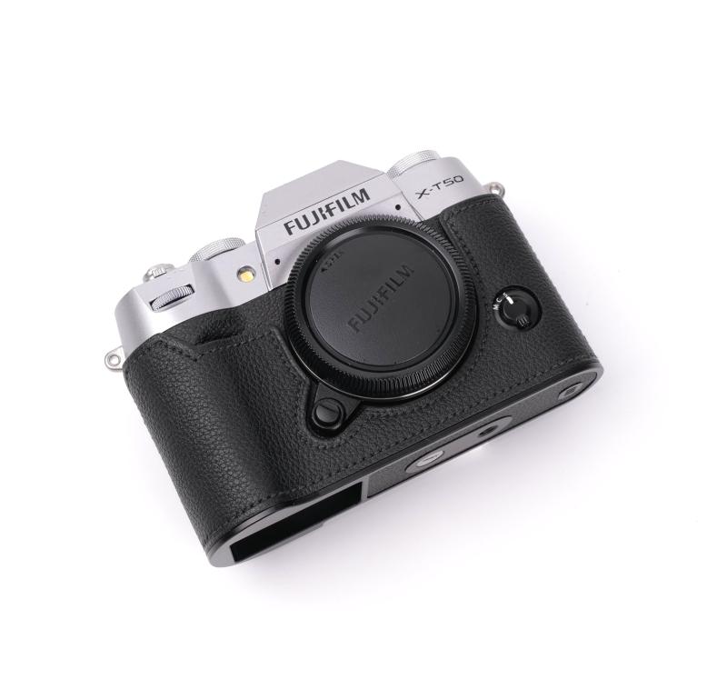 CLC handmade �б� Fuji �ٻ� X-T50 ���� ����饱���� ����饫�С� �����Хå� �ܳ� Ƭ�ص�������+�᥿��١����ץ졼��3-in-1...