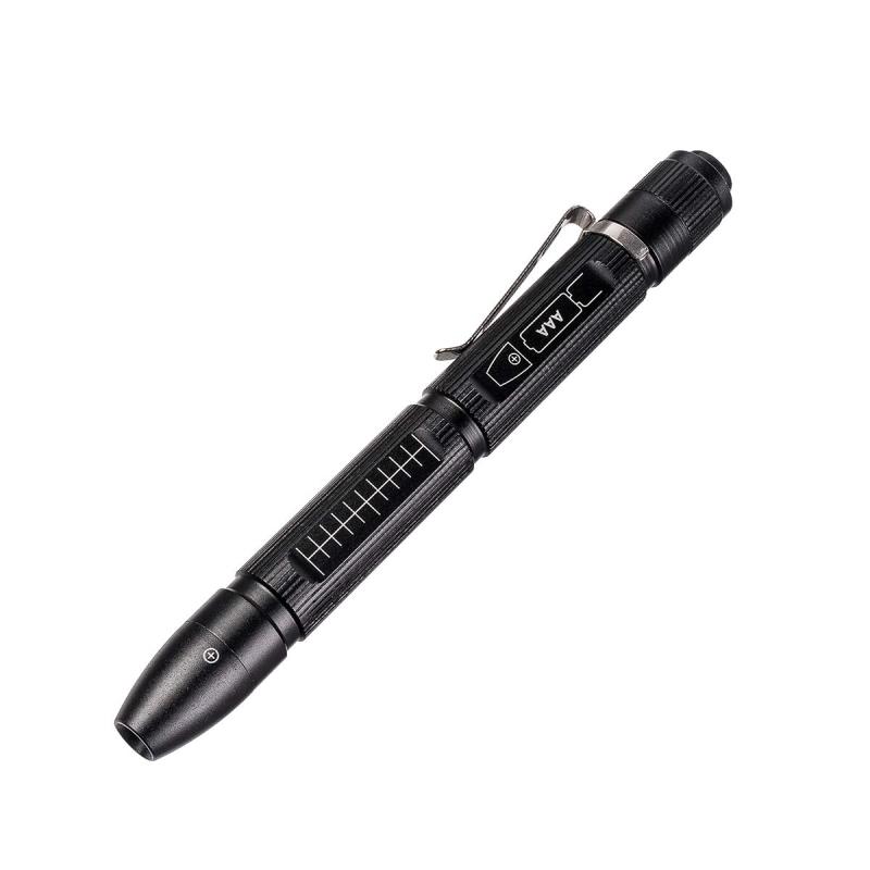 Weltool M6 LEDペンライトクリップ付きの小型、ポケット携帯便利、均一なビーム - 85％高演色性、フラッシュライト- 検査作業用の読書作業用懷中電灯、2枚単4電池で駆動