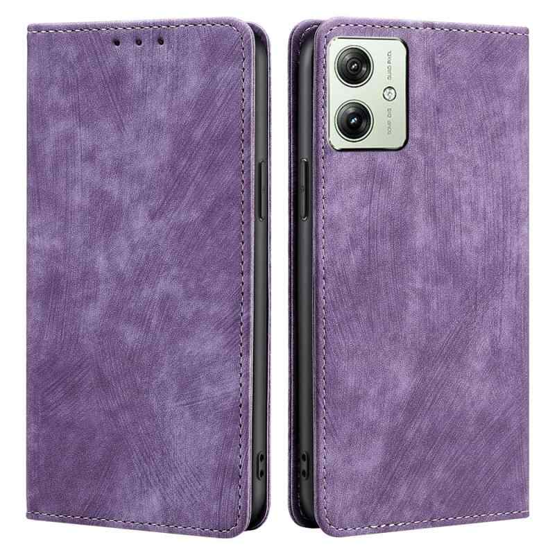 Rakuten - AiMaoo Motorola Moto G64 5G / G64Y 5G 対応 ケース 防塵 耐衝撃 傷つけ防止 軽量 手作り PUレザー カード収納 RFID磁気防止 マグネット スタンド機能 ケース 手帳型 Motorola Moto G64 5G