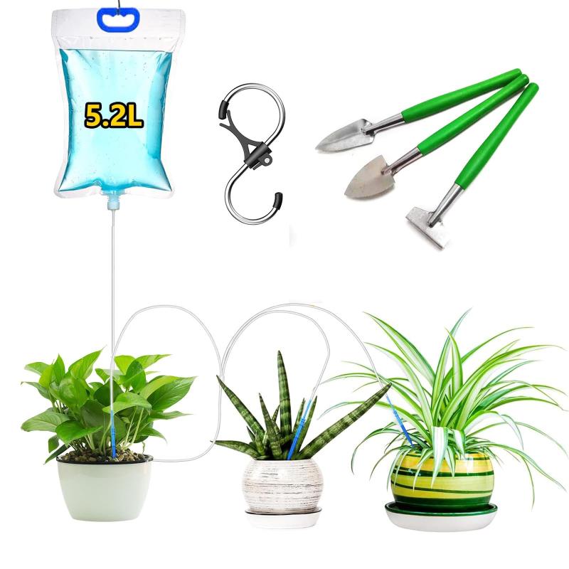 樂天商城 - JUSTBOKU 自動水やり 植物 自動水やり機 水遣り当番 自動給水器 植物 鉢植え 水やり 自動 自動水遣り機 水やり 留守 植木 水やり当番 観葉植物 長期留守水やり 園芸自動水やり簡易 点滴灌漑 5.2