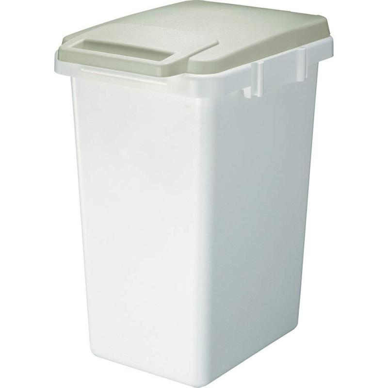 樂天商城 - トラスコ中山(TRUSCO) 連結ワンハンドペール ゴミ箱 ダストボックス ベージュ 45L TRHP45BG
