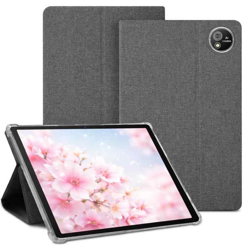 タブトップ S60 10.4インチ タブレット専用 手帳型ケース 三つ折りスタンド 衝撃吸収 手触り滑らか 着..