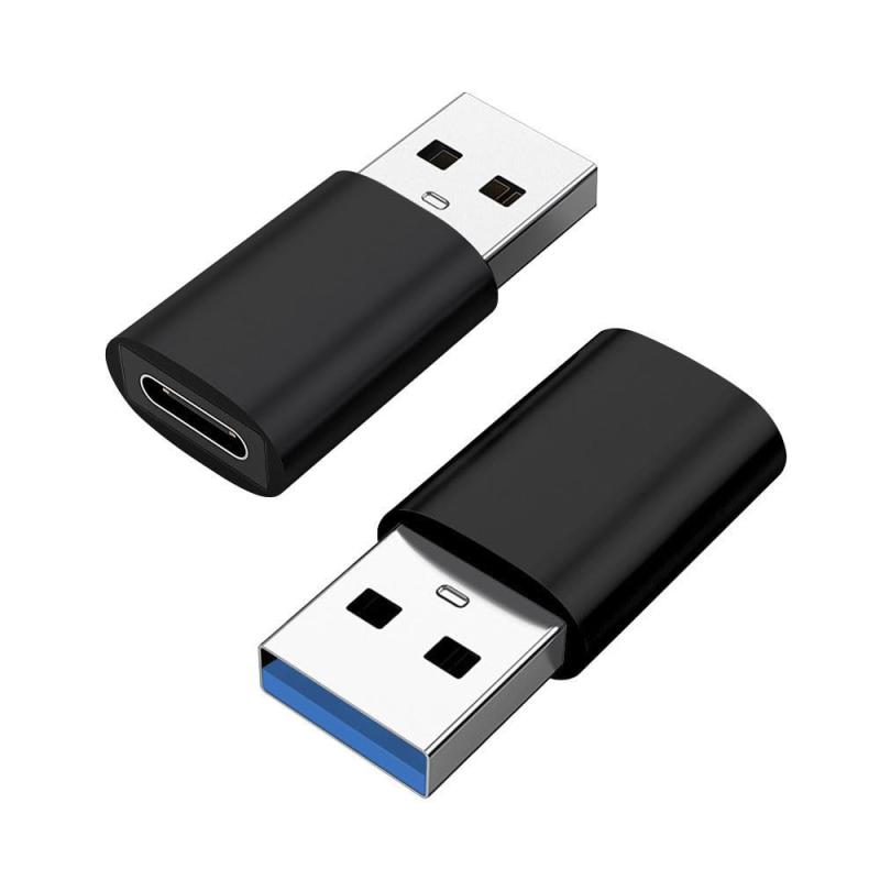 WANDEHO USB Type-C 変換アダプタ USB Type C Type C メス to USB 3.0 オス 変換 5Gbps QC3.0 急速充電と高速データ転送同期 2個入り
