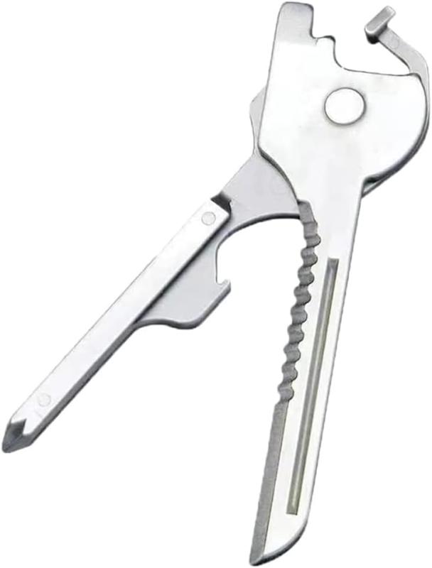 スイステック ユーティリキー 鍵と 携帯できる ひみつ道具 鍵と一緒に携帯 ユーティリキー 鍵と キーチェーン用 折りたたみ アウトドア キーホルダー 釣り コンパクト キャンプ ソロキャン