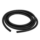 DMiotech 12 mm x 9 mm x 3.0 M PP スプリットなし コルゲートチューブ 屋内屋外コード管理 ラップ整頓 オフィス ガーデン用