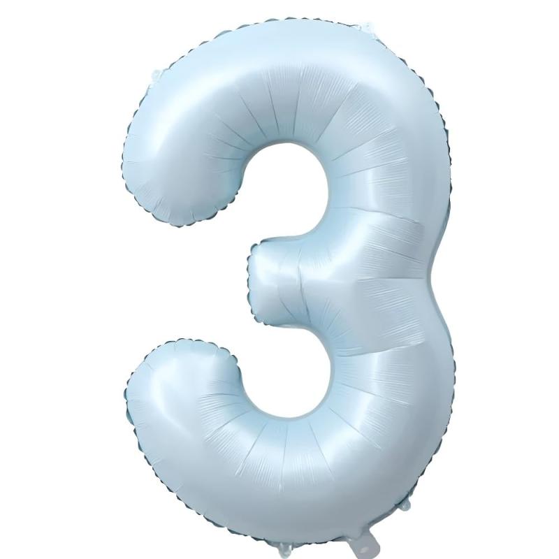 Rakuten - PomeloCoto 3数字 バルーンBB青 小きい誕生日 飾り付け3歳, 100cmBB青風船 数字3スウジ バルーン オオキイ 記念日/カーニバル/卒業式/プロポーズ/写真撮影用小道具