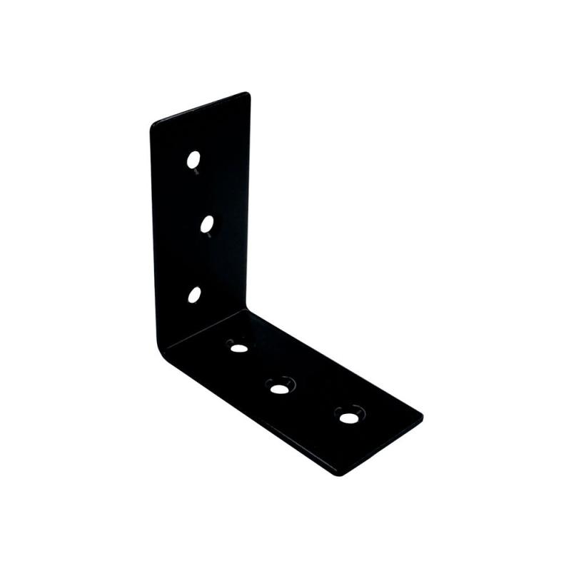 樂天商城 - ダイドーハント(DAIDOHANT)補強金物 ジョイント金具2x4(ツーバイ)サポート L型 黒塗装 24L‐1‐BK 10179005