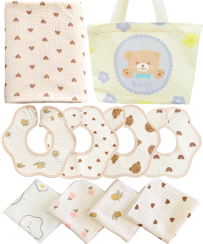 Joyancejt ベビーギフトセット 出産祝いセット 女の子 男の子 お祝い 赤ちゃん プレゼント 10点セット 綿