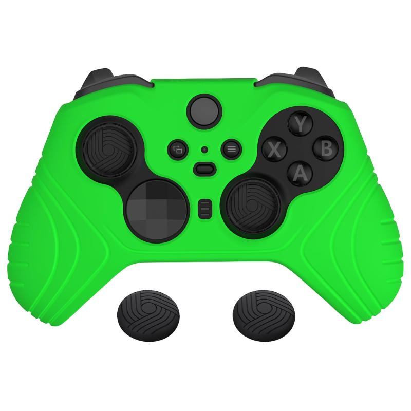 PlayVital Xbox Elite Wireless Controller Series 2 Coreに対応用保護カバー、ソフトラバースキンやサムスティックキャップカバー付き