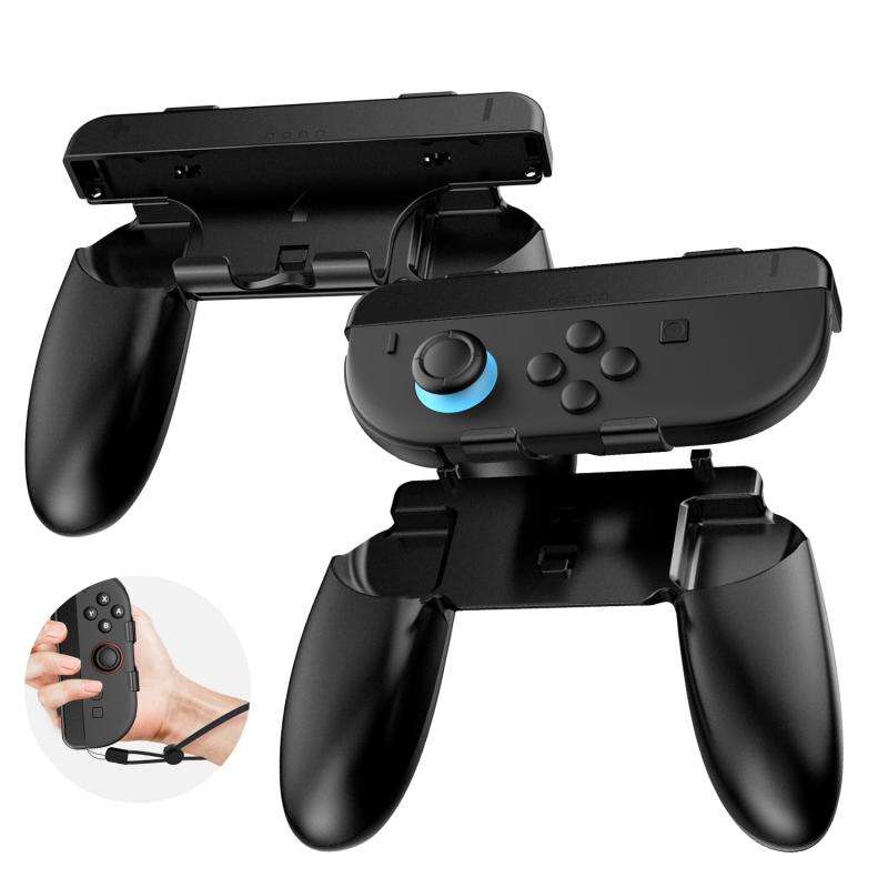 CloudValley 2-in-1 ジョイコン グリップ For switch 2 ジョイコン グリップ ジョイコン アップグレード ストラップ 取り外し可能です せいかひが高い 実益 ゲーム体験の向上 パーティーインタラク