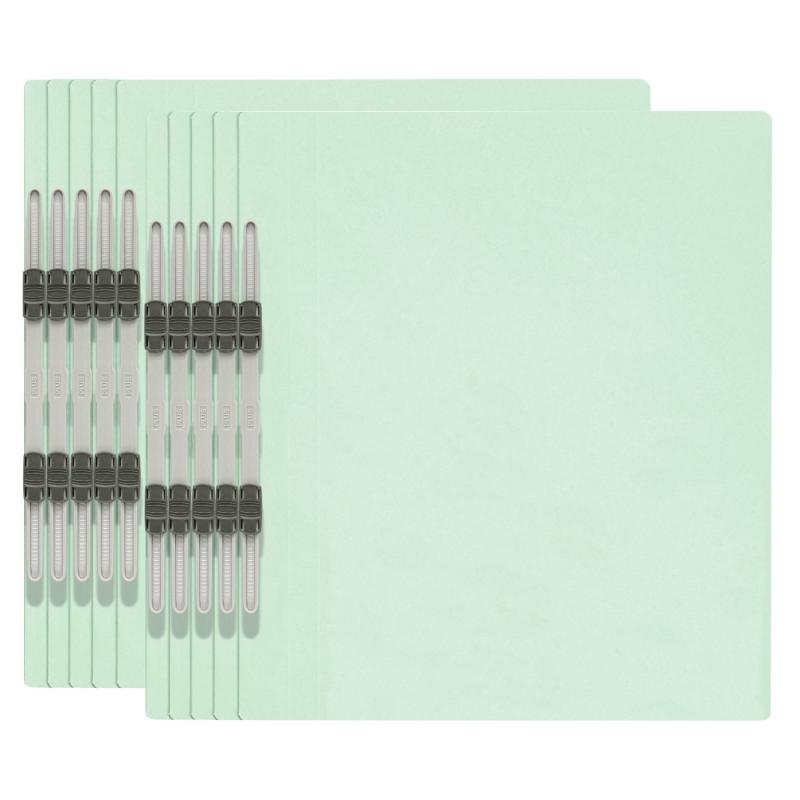 プラス フラットファイル A4縦 2穴 10冊パック No.021NP 78-595 ブルー