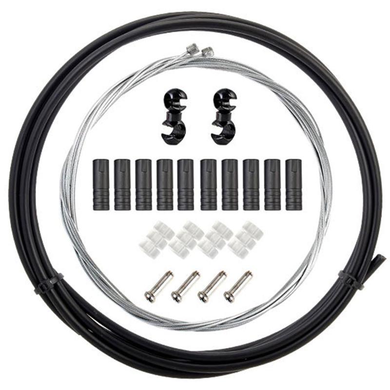 シフトワイヤー シフトアウターケーブル 自転車パーツ シフトケーブル 自転車 シフトケーブル 自転車交換部品 多機能 耐久性 マウンテンバイク ロードバイク 折りたたみ自転車 (ブラック)