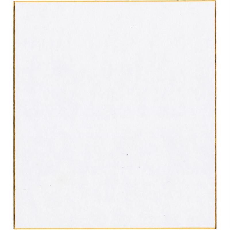 呉竹(Kuretake) 色紙 白 白色 奉書 5枚入 LA21-12