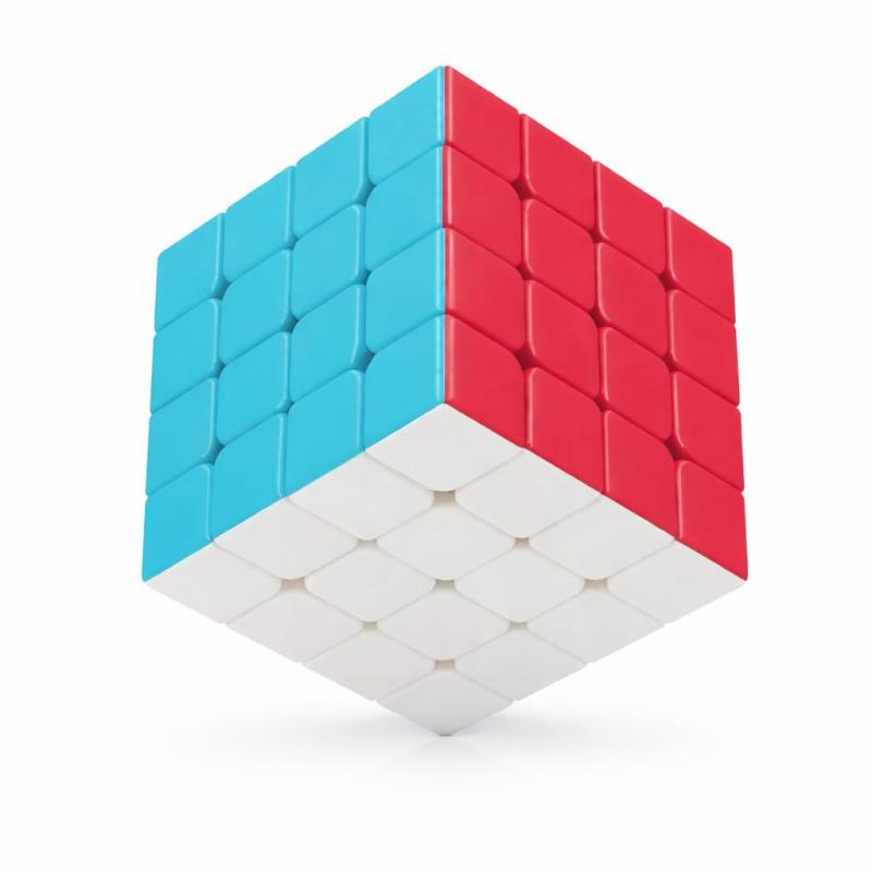 Rakuten - ルービックス キューブ 4×4×4 マジックキューブ 魔方 ステッカーレス 立体パズル Magic Cube Set 競技専用 脳トレ 知育玩具 (4×4×4)