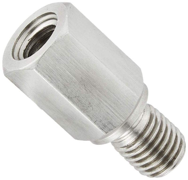 タナックス バイクミラー ナポレオン スリムステンレスアダプター(1個入り) 【正8mm→正10mm】 SS-6梱包サイズ:20.0×50.0×100.0mm色: シルバー素材: ステンレス鋼パッケージ重量: 0.03 kg