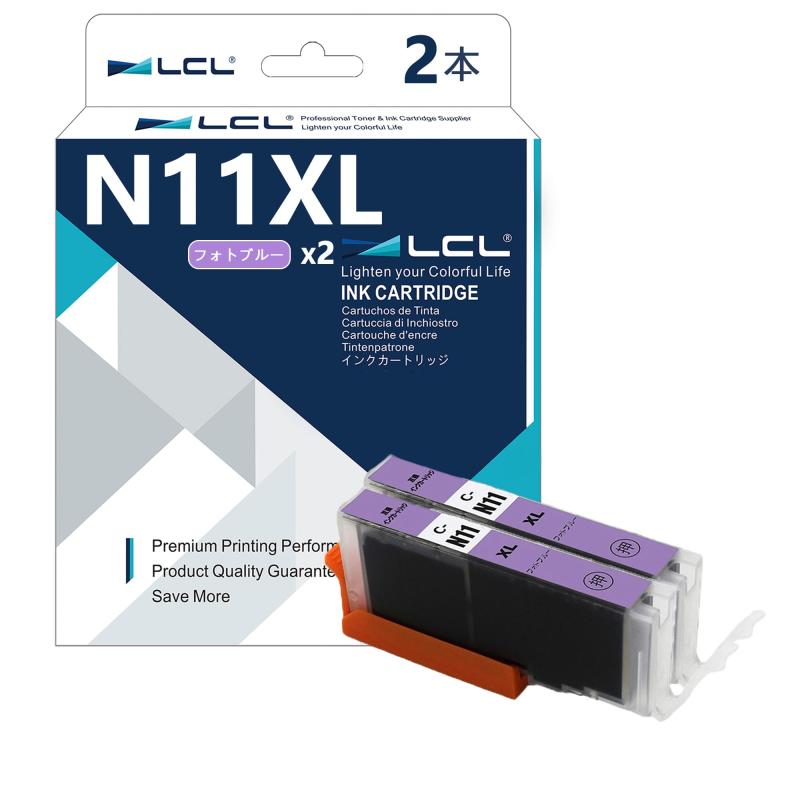 樂天商城 - LCL Canon用 キャノン用 XKI-N11 XKI-N11XL XKI-N11PB XKI-N11XLPB 大容量 （2パック フォトブルー） 互換インクカートリッジ 対応機種：PIXUS XK50 XK60 XK70 XK80 XK90