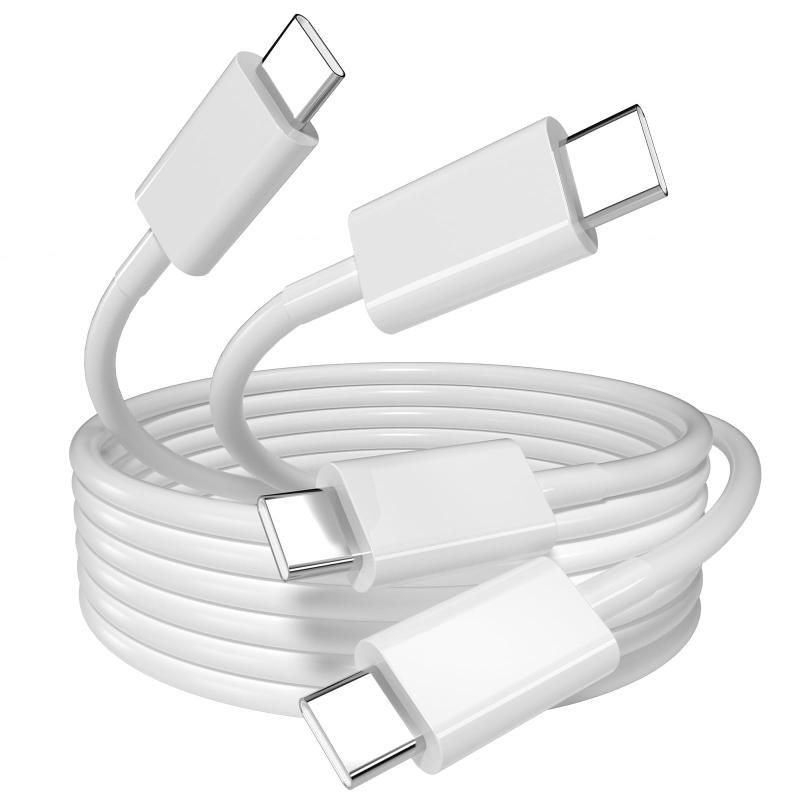 USB Type C ケーブル iPhone 17 16 15 ケーブル 100W/5A PD対応 急速充電 USB C-C 2M 2本セット 超高耐久 断線防止 高速データ同期 iPhone 17 / 16 / 15 / Xperia/Galaxy/L