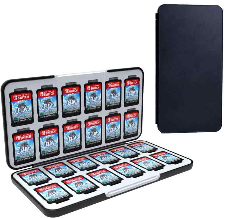 Rakuten - Switch / Switch 2 ゲームカードケース 24枚 スイッチカード スイッチ専用 ゲームカード収納ケース 収納 耐衝撃 軽量 防塵 持ち運び便利