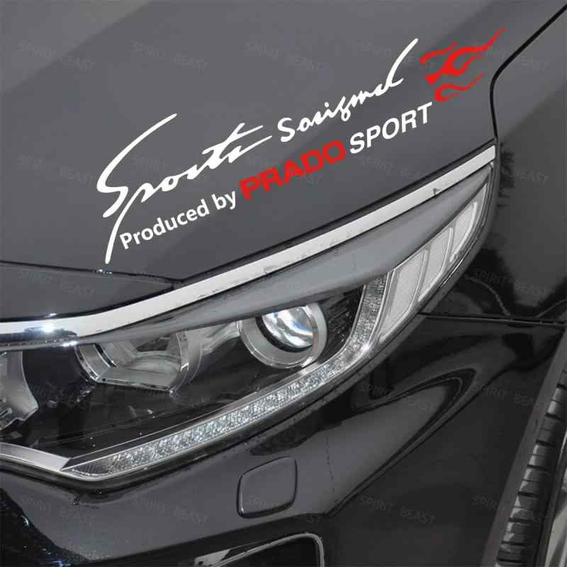 Rakuten - 新型プラド用 PRADO ステッカー デカール シール 防水 車 ロゴ ランドクルーザー プラド 150系 車種汎用 ボンネット フロントガラス サイド バンパーステッカー ビニール 耐熱 反射 かっこいい