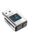 Vaydeer メタルミニマウスジグラー T5s マウスマーバー Mouse Jiggler タイマー付き、LEDカウントダウン、検出不可、3ボタンコントロール、オフィス、リモートワーク、オンラインミーティング用