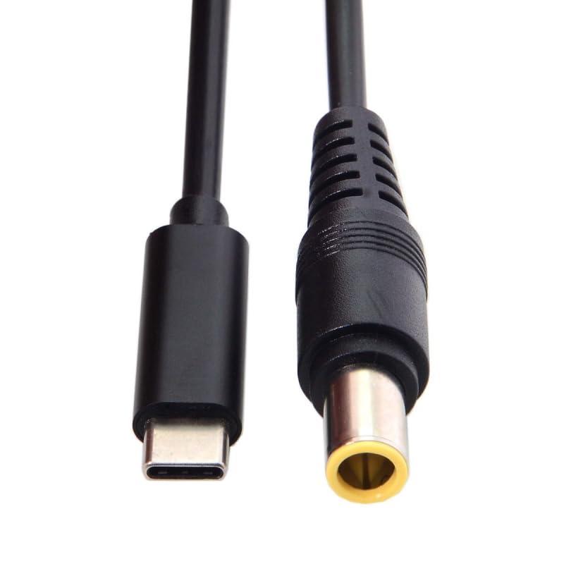 CY ケーブル タイプ C USB-C 入力ソース 65W to DC 7.9x5.4mm 電源充電ケーブル 19.5V ラップトップ 18-20V と互換性あり