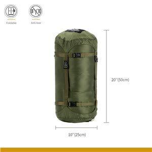 OneTigris 25L 寝袋用スタッフサック 収納袋 コンプレッションバッグ キャンプ アウトドア (グリーン―25L) root-house-10039201 RoothouseStore サンプル画像2
